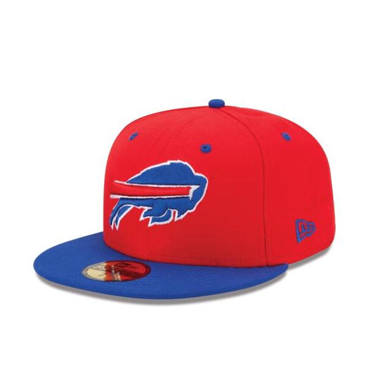 NFL Buffalo Bills 2tone 59Fifty Fitted (KJC5612) - Red New Era Caps